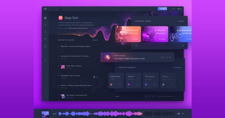 40+ Beautiful Gradient Dashboard UI Designs 2023